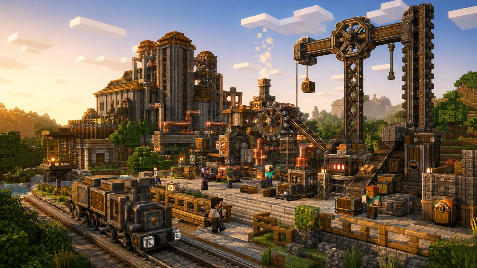 Modded Minecraft Industrie und Technik auf einem Frontline Gameserver