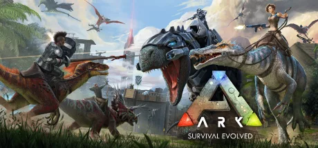 ARK Survival Evolved Spielwelt mit Dinosauriern